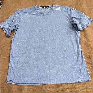 Adidas Men's Light Blue Short Sleeve Tee